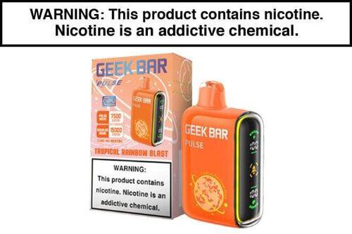 Geek Bar Pulse Tropical Rainbow Blast 15k Puffs
