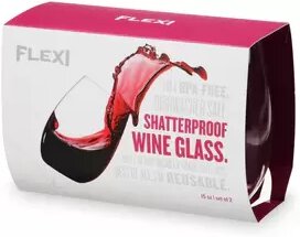 True Flexi Wine Glass 2pk - SALE!!
