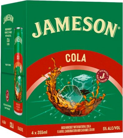 Jameson Whiskey & Cola Cocktail