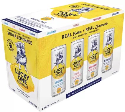 Lucky One Lemonade Variety Pack (8cans)