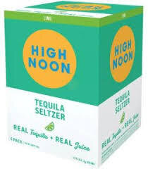 High Noon Tequila And Soda Lime Hard Seltzer (4cans)