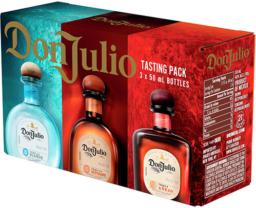 Don julio Tequila combo 1 each anejo, blanco & reposado