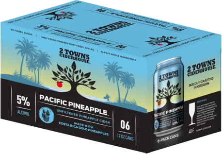 2 Towns Ciderhouse Pacific Pineapple