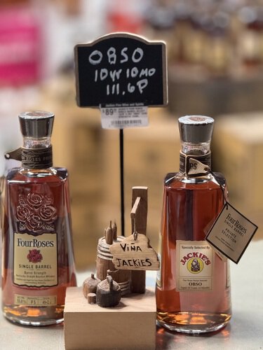 Jackie's Four Roses Single Barrel Select OBSO Cask Strength 750ml