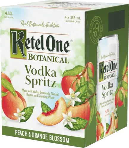 Ketel One Botanical Vodka Spritz Peach & Orange Blossom