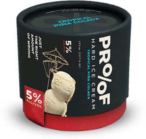 Proof Hard Ice Cream Tropical Pina Colada