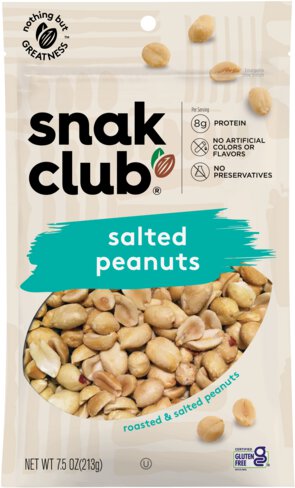 Snak Club Peanuts Salted 7.5oz