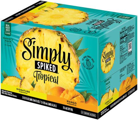 Simply Spiked Tropical Variety Pack