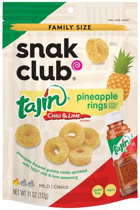 Snak Club Tajin Pineapple Rings 5oz