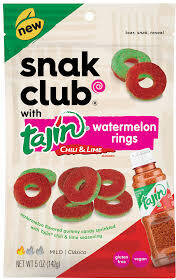 Snak Club Tajin Seasoned Watermelon Rings 5oz