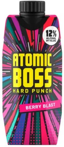 Atomic Boss Hard Punch Berry Blast