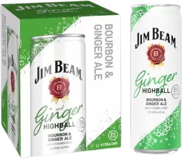 Jim Beam Bourbon And Ginger Ale
