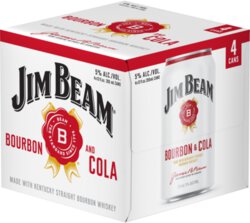 Jim Beam Bourbon and Cola RTD