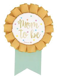 Baby Shower Mom To Be Badge