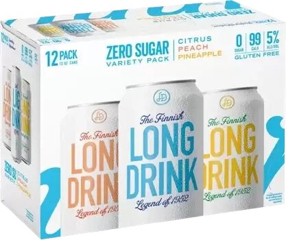 Long Drink Zero Variety 8Pack