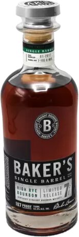 Baker's Kentucky Single Barrel High Rye Bourbon Limited Release