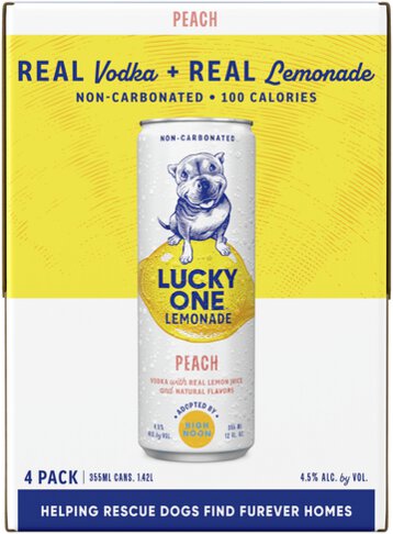 Lucky One Peach Lemonade By High Noon