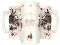 Budweiser 2023 90th Anniversary Holiday Stein
