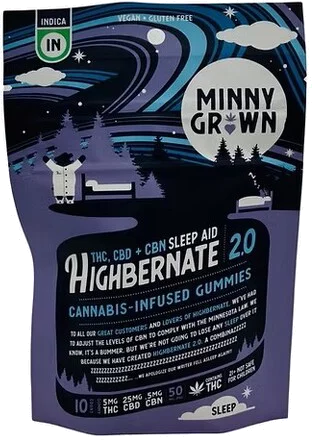 Minny Grown Highbernate 5mg THC