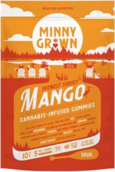 Minny Grown Mango Gummies 5mg THC