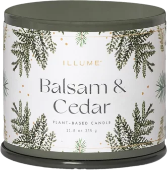 Illume Balsam Cedar Vanity Tin