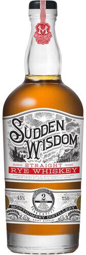 Montgomery Distilling Sudden Wisdom Rye Whiskey