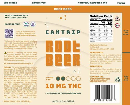 Cantrip Thc Soda Root Beer 10mg