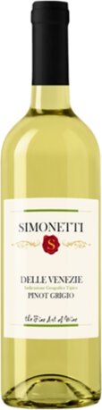 Simonetti Wine Pinot Grigio Delle Venezie Single