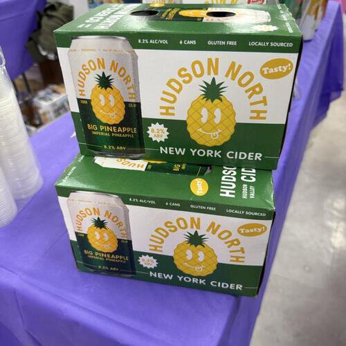 HUDSON NORTH BIG PINEAPPLE CIDER 6 PK CANS