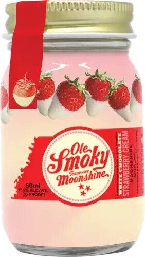 Ole Smoky White Chocolate & Strawberry Cream Moonshine