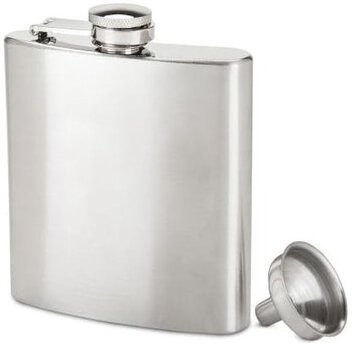 True Steel Flask with Funnel