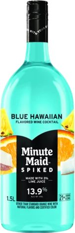 Minute Maid Spiked Blue Hawaiian Wine Cocktail