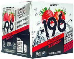Suntory Minus 196 Strawberry Vodka Seltzer