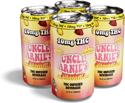 Uncle Arnies Strawberry Lemonade 10mg Thc