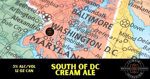 Liquid Intrusion (MD) South of DC Cream Ale 12oz 6pk Cans
