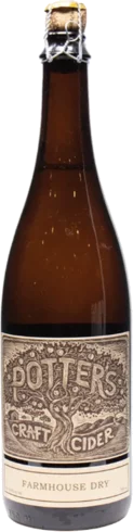 Potter's Craft Cider Farmhouse Dry 750mL Bottle