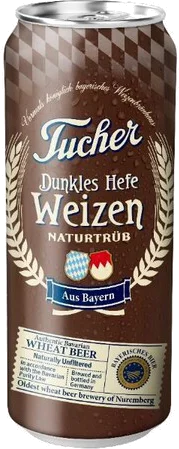 Tucher Dunkel Hefe Weizen 500ml 4pk Cans