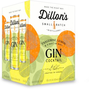 Dillions Cocktails Tangerine And Lemon Gin