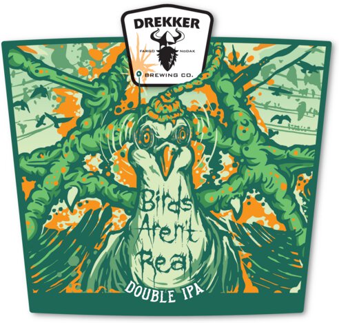 Drekker Birds Aren't Real Double IPA