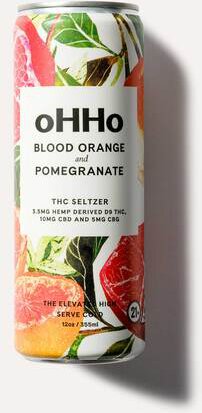 Ohho 3mg THC Blood Orange & Pomegranate 4pk
