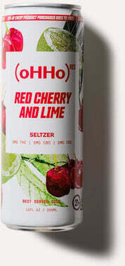 Ohho 3mg THC Red Cherry & Lime 4pk