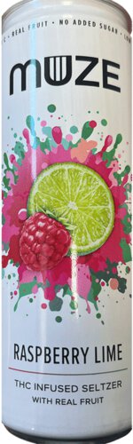 Muze Raspberry Lime 5mg THC Seltzer