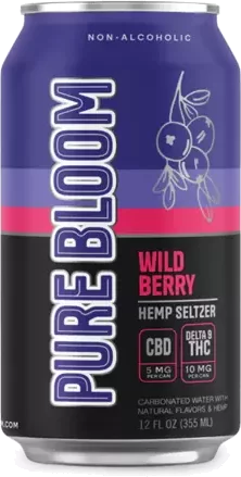 Pure Bloom Wild Berry Hemp Infused Seltzer