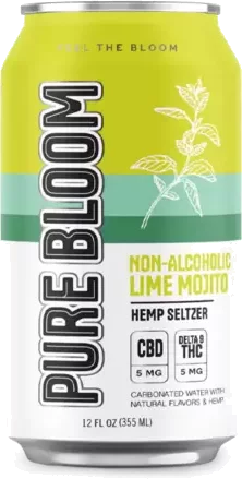Pure Bloom Lime Mojito Hemp Infused Seltzer