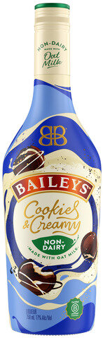 Baileys Cookies & Cream Non Dairy Made With Oat Milk 750ml