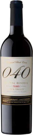 Vineyard Block Estate - Block 040 Napa Valley Cabernet Sauvignon
