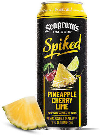 Seagrams Escapes Spiked Pineapple Cherry Lime