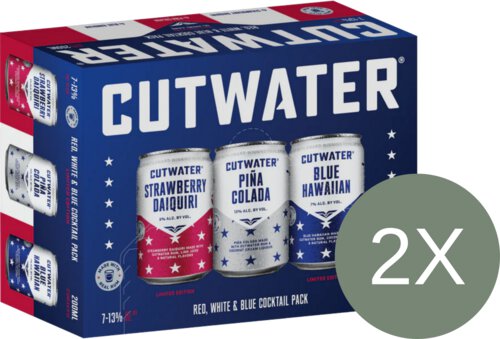 Cutwater Red White & Blue Variety Pack