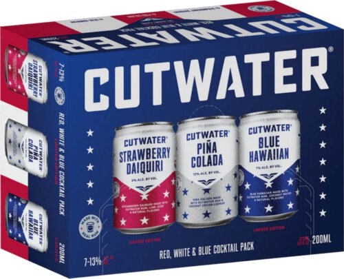 Cutwater Red White & Blue Variety Pack
