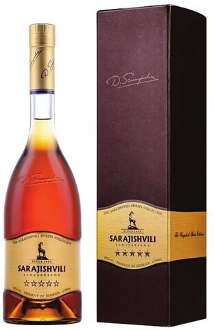 Sarajishvili 5 Star Brandy 6/700ml